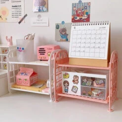 Two Level Desk Storage Shelf -Decor Sales 105
