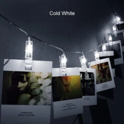 LED String Lights With Photo Clippers -Decor Sales 10 31be48f8 9d9c 46c5 a2a5 11c5e5856b6f