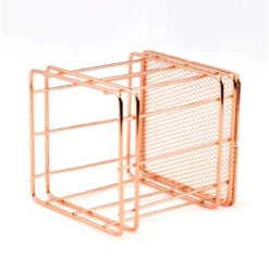 Aesthetic Rose Gold Beauty Basket -Decor Sales 14 ebab0e14 6893 40e5 be92 8362956170d9