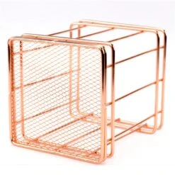 Aesthetic Rose Gold Beauty Basket -Decor Sales 15 c3465c80 fc01 4895 91cf d80254f123f0