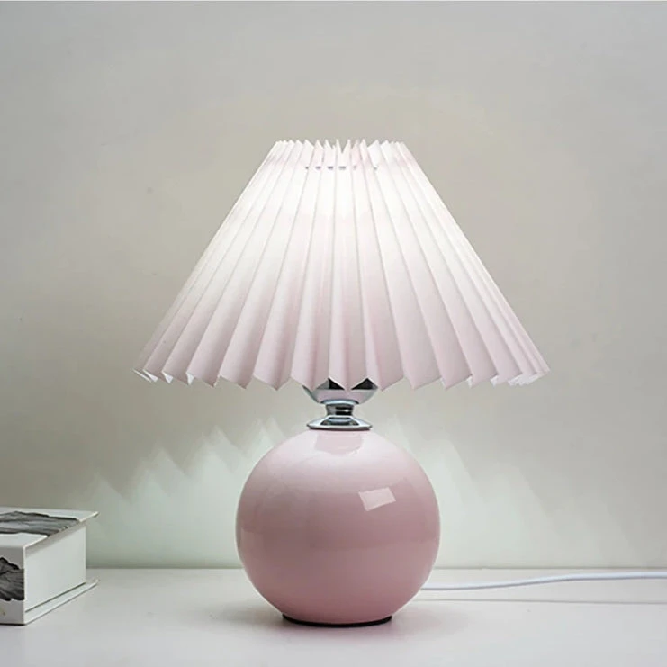 Pleated Bedside Lamp 12 Pleated Bedside Lamp - Image 10