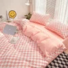 Pink Checkered Bedding Set 2 Pink Checkered Bedding Set -Decor Sales 32 ecff5dbd 1e2c 4996 a590 17918b5c6294