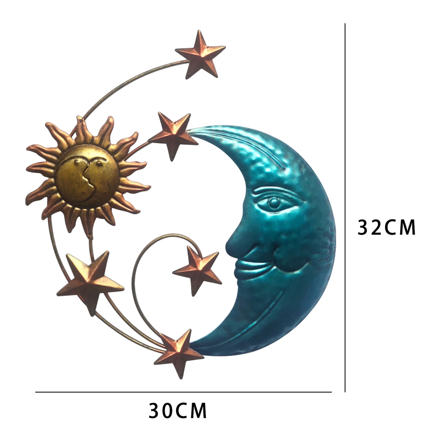 Sun & Moon Wall Ornament 5 Sun & Moon Wall Ornament - Image 3