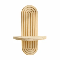 Wooden Rainbow Shelf