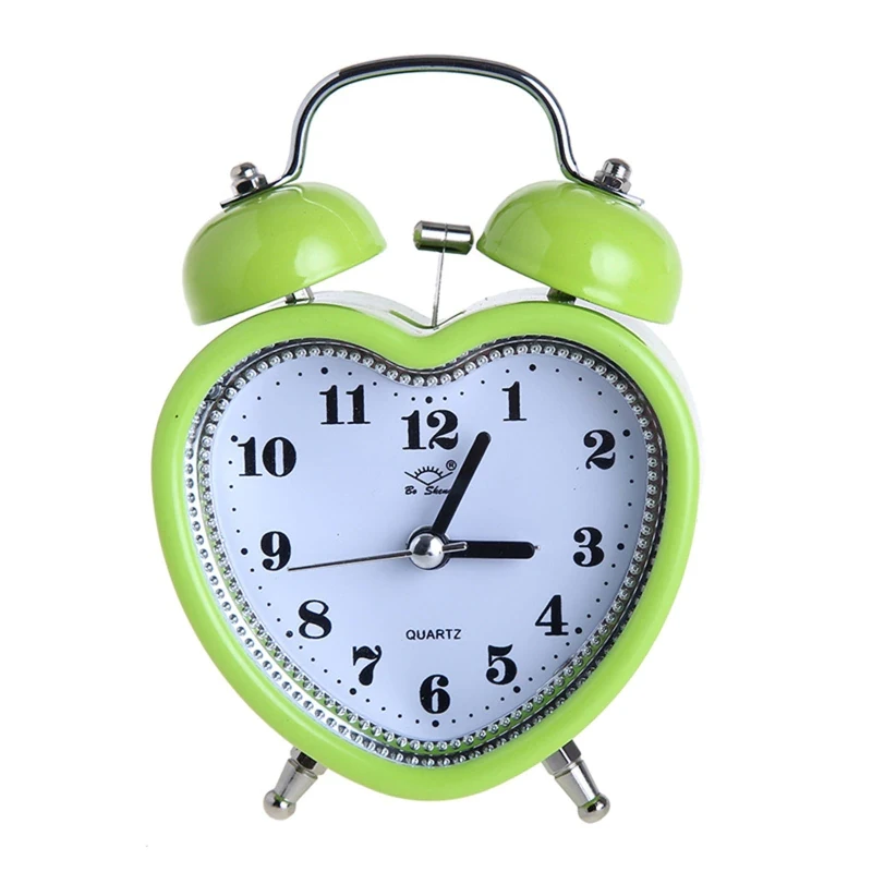 Tick-Free Heart Shape Alarm Clock 5 Tick-Free Heart Shape Alarm Clock - Image 3
