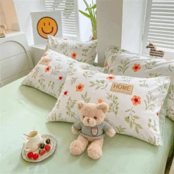 Minty Floral Bedding Set -Decor Sales 35 e919bdea 91a2 45d2 bb52 6dfc82427256