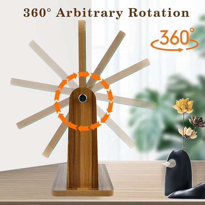 Rotatable Wooden Desk Mirror 5 Rotatable Wooden Desk Mirror - Image 3