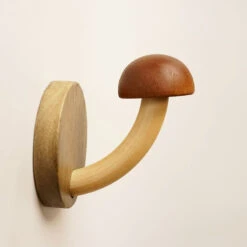 Wooden Mushroom Hook -Decor Sales 36 16bee0d9 ed22 4c2a 975d a2203923a866