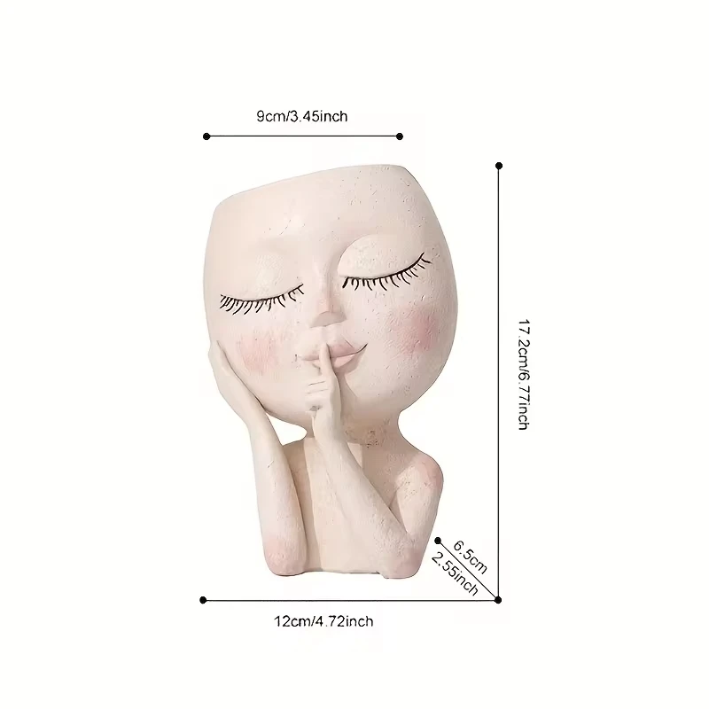 Plant Girl Flower Pot 6 Plant Girl Flower Pot - Image 4