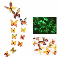 Luminous 3D Butterfly Stickers -Decor Sales 37 1ab5e93c 3c00 4c05 9a5a 90cbd614246f