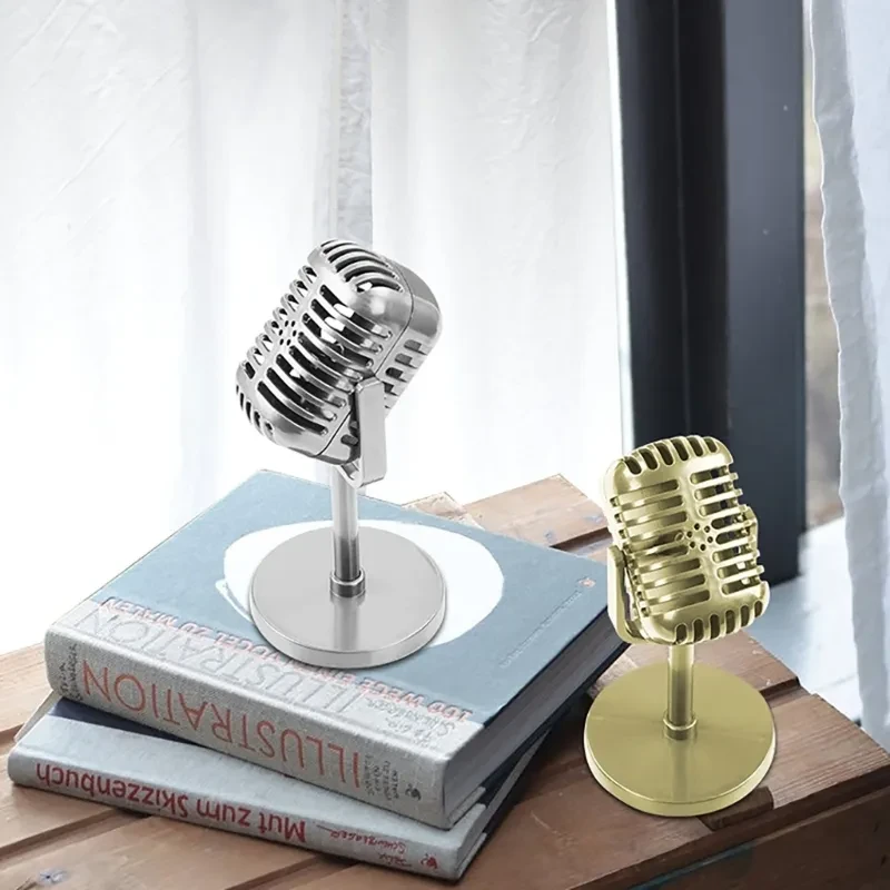Microphone Ornament Decor 3 Microphone Ornament Decor