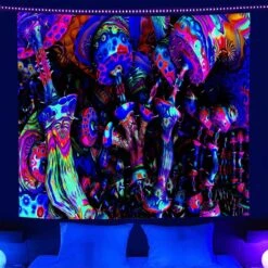 Trippy Black Light Tapestry -Decor Sales 38 9b0c7767 1acf 439d 9352 54ca7624a863