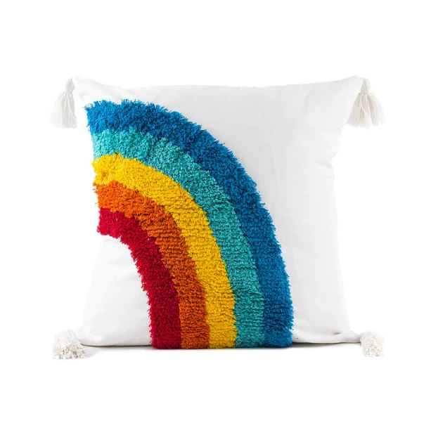 Rainbow Cushion Cover 6 Rainbow Cushion Cover - Image 4