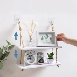 Swing Wooden Shelve -Decor Sales 3 fb859d82 8ae9 439b 949b e01f9be66a1e