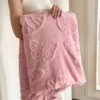 Pastel Pink Butterfly Blanket -Decor Sales 40 81b18f2d be09 4d84 9f38 9434915102a6