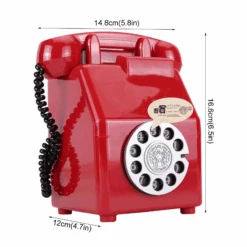 Retro Telephone Money Box -Decor Sales 42