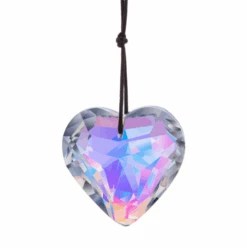 Crystal Heart Suncatcher