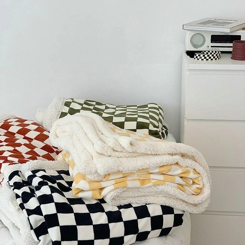 Soft Checkered Blanket 3 Soft Checkered Blanket