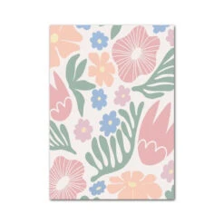 Pastel Flowers Canvas Poster -Decor Sales 42 4743535f 7267 418f aab5 6d1a545133fd