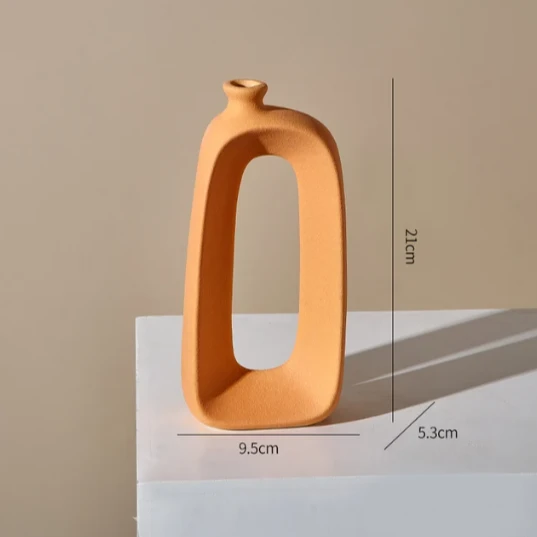 Abstract Ceramic Hollow Vase 8 Abstract Ceramic Hollow Vase - Image 6