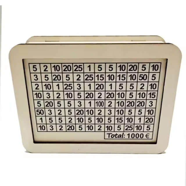 Wooden Money Saving Box 7 Wooden Money Saving Box - Image 5