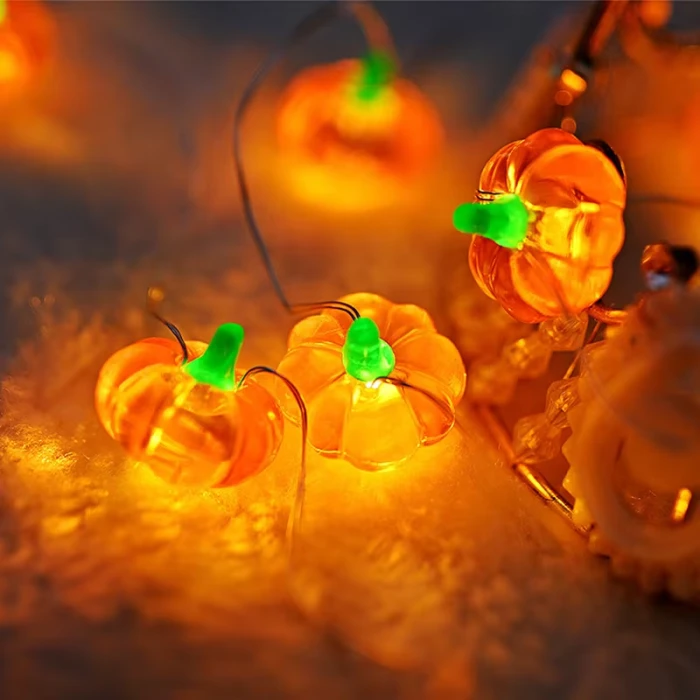 Pumpkin String Lights 3 Pumpkin String Lights