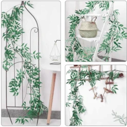 Artificial Willow Leaf Garland -Decor Sales 44 dc0bf367 d424 4a7f a664 424b5335a127