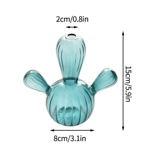Cactus Transparent Vase 9 Cactus Transparent Vase - Image 7