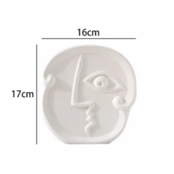 Abstract Face Ceramic Vase -Decor Sales 45 5140cb84 bad5 439d 957f 703211a6540f