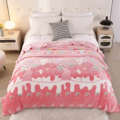 Strawberry Milk Blanket -Decor Sales 46 2a881a38 4901 4daf 9552 eac5699284f1