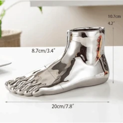 Foot Shaped Vase -Decor Sales 46 335364ac 400b 40ab 83bb 1dcd53176180