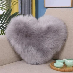 Plushy Heart Shape Pillow -Decor Sales 47 ba6af772 5235 4764 a274 2ff93448f406