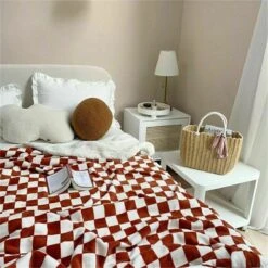 Soft Checkered Blanket 16 Soft Checkered Blanket -Decor Sales 48 1f3590cb 0aeb 4286 b67d 485e9b14448f