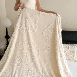 White Butterfly Blanket -Decor Sales 48 708e07bb 8645 44a1 977c 37a2028589f6