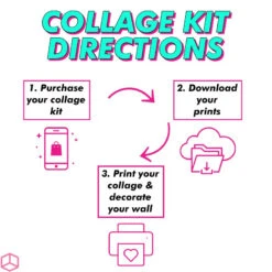 Danish Pastel Wall Collage Kit - Digital Collage -Decor Sales 48 93adfcf5 7d8e 4261 b19e a654174fb646