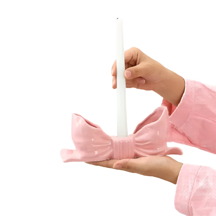 Bow Shaped Candle Holder 4 Bow Shaped Candle Holder - Image 2