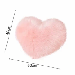 Plushy Heart Shape Pillow -Decor Sales 50 f17bc195 4ef1 4efb 94ed c32092942f3d