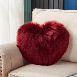 Plushy Heart Shape Pillow -Decor Sales 51 3f4f3375 a70f 4d05 8de6 626fb1f4cecf