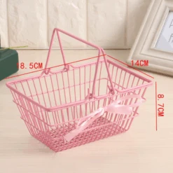 Pink Storage Basket -Decor Sales 51 485f4f81 3391 4ce7 9abb e9eebf93d962