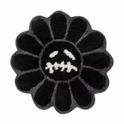 Black Sunflower Rug