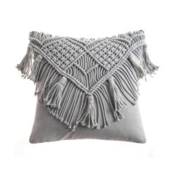 Macrame Boho Pillow Case -Decor Sales 53 04387e58 9f67 4445 ad96 b8569b17724c