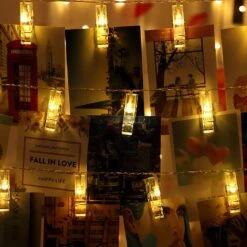 LED String Lights With Photo Clippers -Decor Sales 5 bb1fa397 018b 44a7 bdb2 ba991c5cc0fd