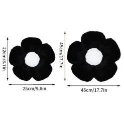 Black And White Flower Pillow -Decor Sales 61 33c00715 20b2 447d 91fa 8b301190fed3