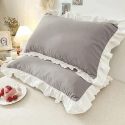 Coquette Ruffle Pillow Case -Decor Sales 62 49c710c0 5089 43f7 a706 d1442b3d1e65