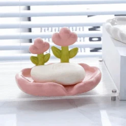 Flower Shape Soap Holder -Decor Sales 63 f0001b66 596d 4797 a264 ae30cb451616