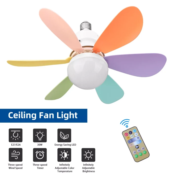 LED Ceiling Fan 6 LED Ceiling Fan - Image 4