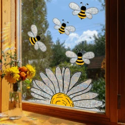 Bee Sun Catcher Stickers -Decor Sales 66 8ede60ff d301 436d 8b76 548bf802a26d