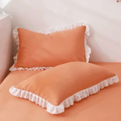 Coquette Ruffle Pillow Case -Decor Sales 67 80e397cb b48e 4ad5 803f 3c7c9d66088d