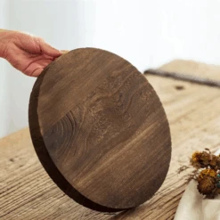 Rustic Round Decorative Tray -Decor Sales 67 915b9a49 a3f9 4ca6 9ee1 bb57a7ecdf8a