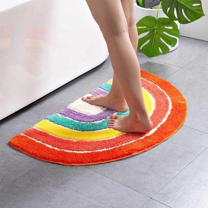 Fluffy Rainbow Rug 4 Fluffy Rainbow Rug - Image 2